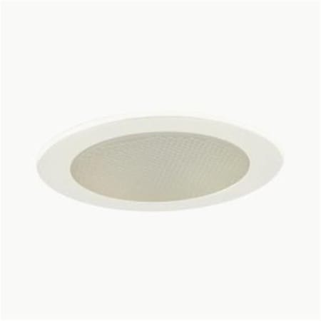 Jesco Dropped Shower Trim With Opal Glass- White TM212WH